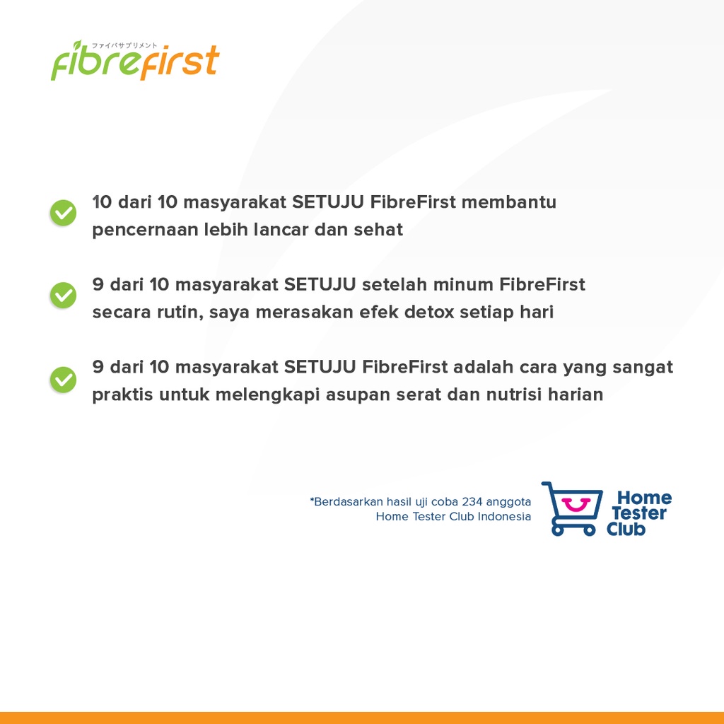 FibreFirst Minuman Diet &amp; Detox isi 7 Sachets