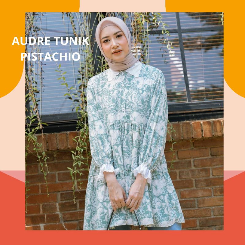 Audre tunik pistachio haideeorlin (BOOKED)