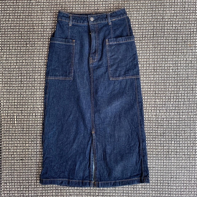 GU skirt jeans