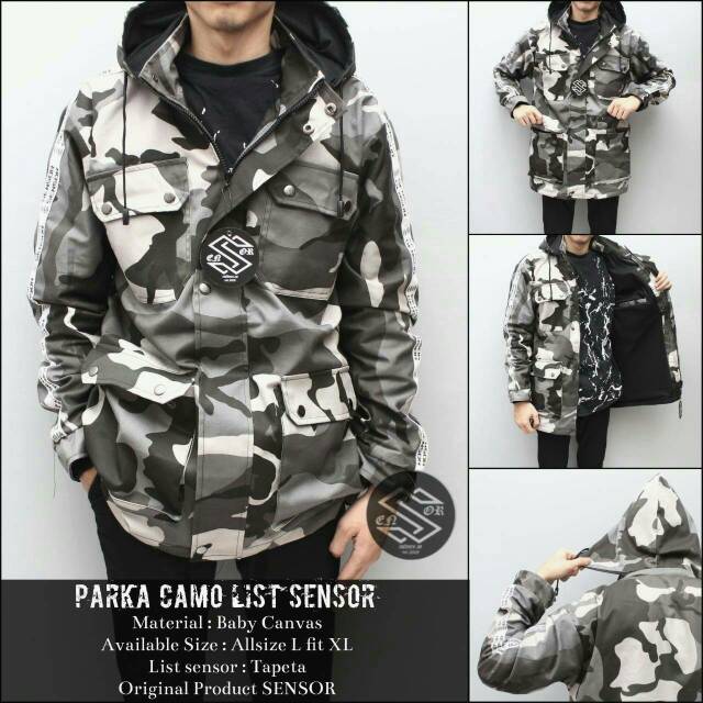 PARKA PRIA CAMO ARMY