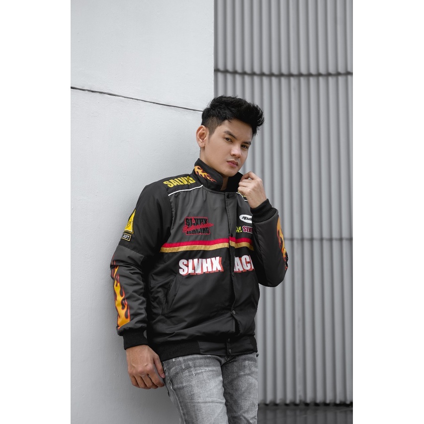 Jaket Pria - Nascar Jacket Vintage Racing Original Salvio Hexia - Jaket Racing - Jaket Sunmori - Jaket Motor Pria - Jaket Distro - Jaket Salvio Hexia