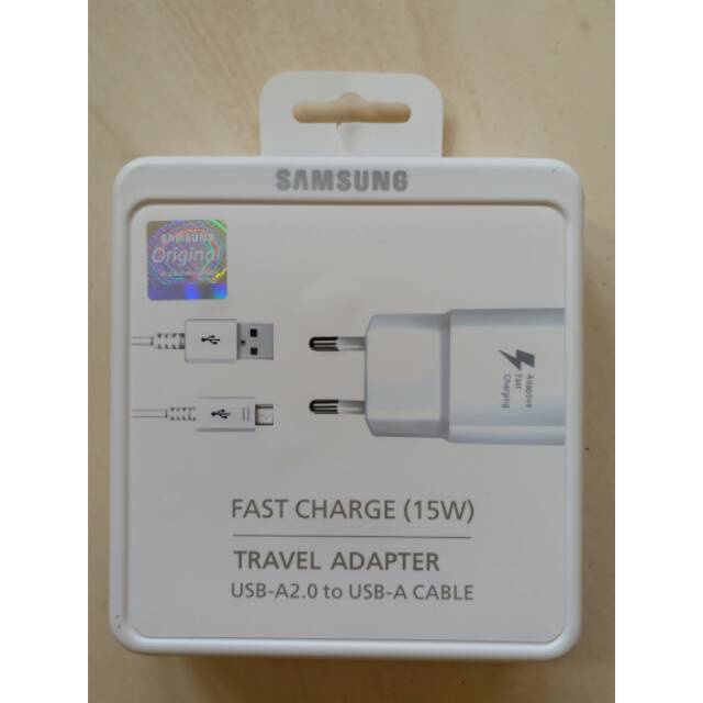 TRAVEL ADAPTER SAMSUNG FAST CHARGE MICRO 15W - ORIGINAL