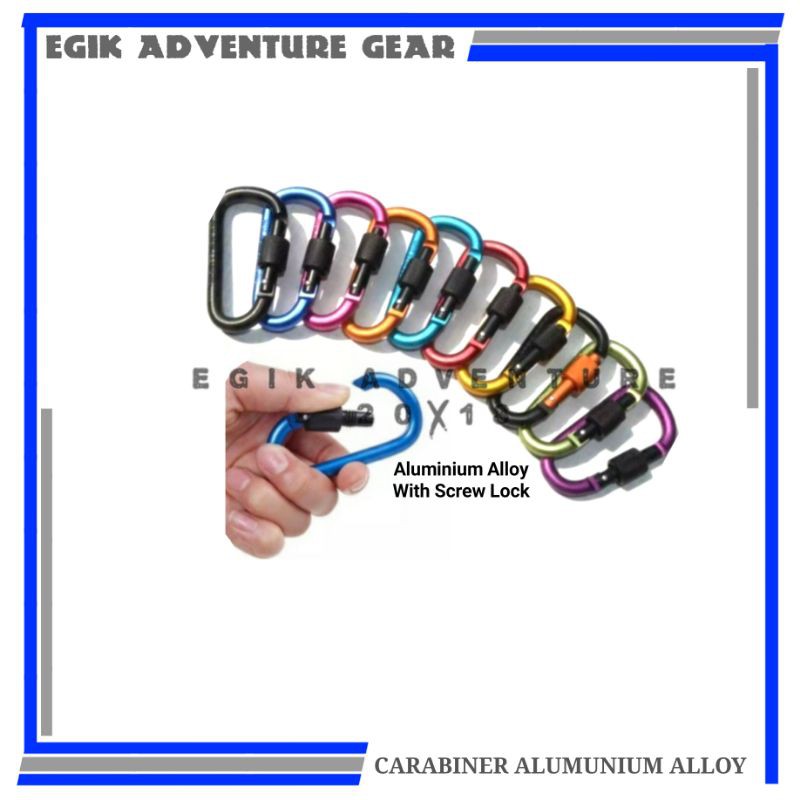 Carabiner Alloy | Carrabiner Alloy | Karabiner