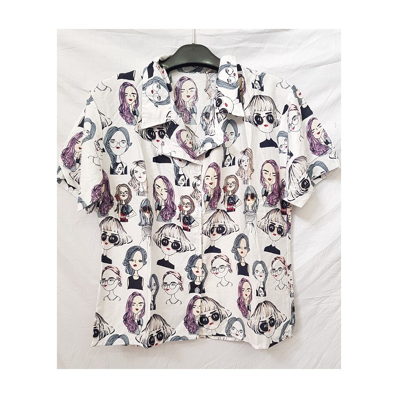 HipNop MONALISA MIX KEMEJA WANITA KEMEJA PASTEL KEMEJA MOTIF DAUN BUNGA PAKAIAN CEWEK 11