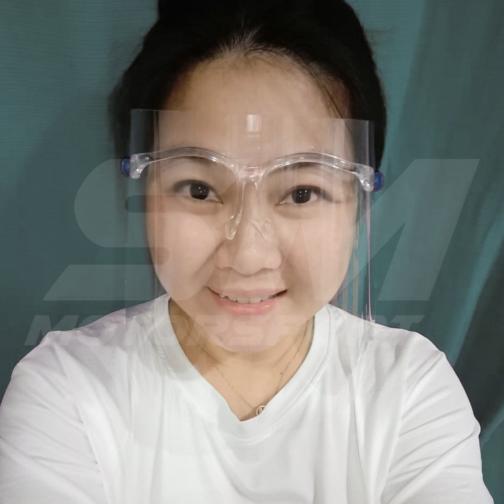 Face shield Faceshield kacamata facial shield apd orbital mask anti corona MURAH