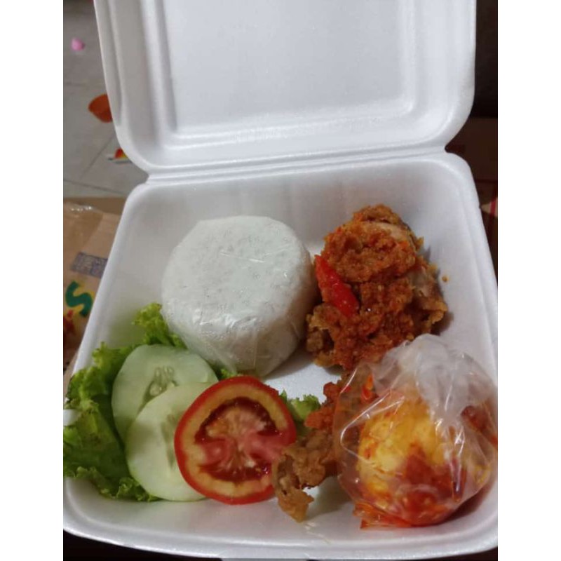 

PAKET AYAM GEPREK BERTELUR