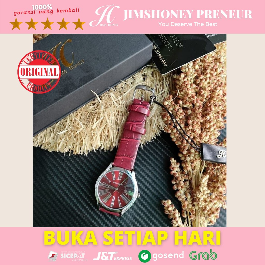 Jimshoney 8125 plus - Jam Tangan Wanita Timepiece Jims Honey Jam tangan import Arloji