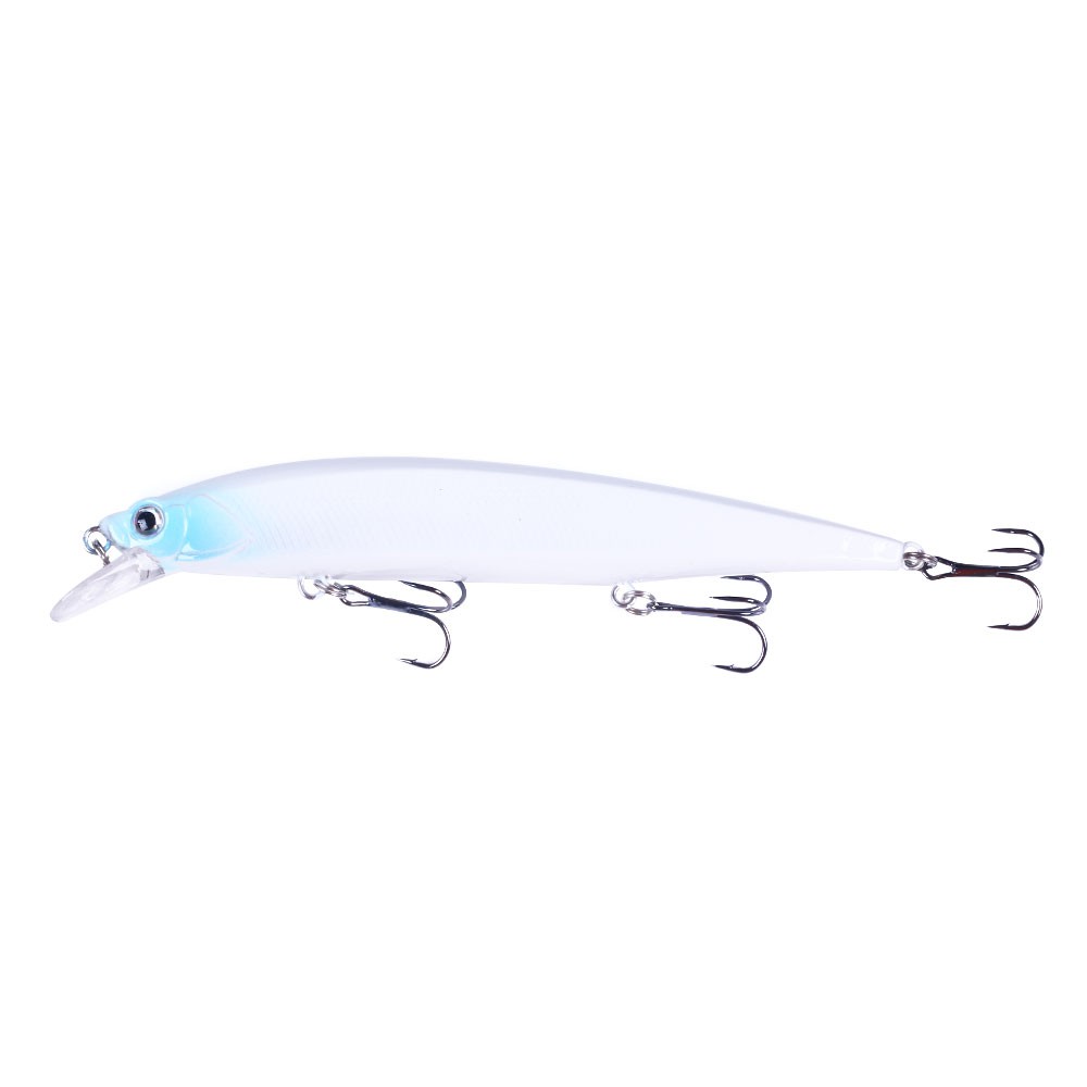 HENGJIA 10PCs New 14cm/18g 3D Eyes Umpan Floating Minnow Bentuk Ikan Fishing Lures 3D Eyes Artificial Hard Bait