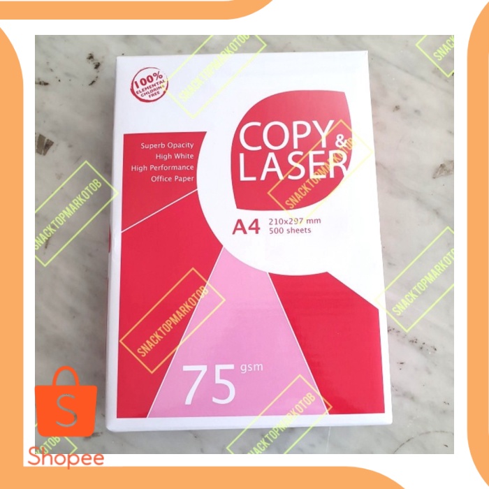 

Kertas A4 75GSM Copy Laser tools n parts 6Zept21