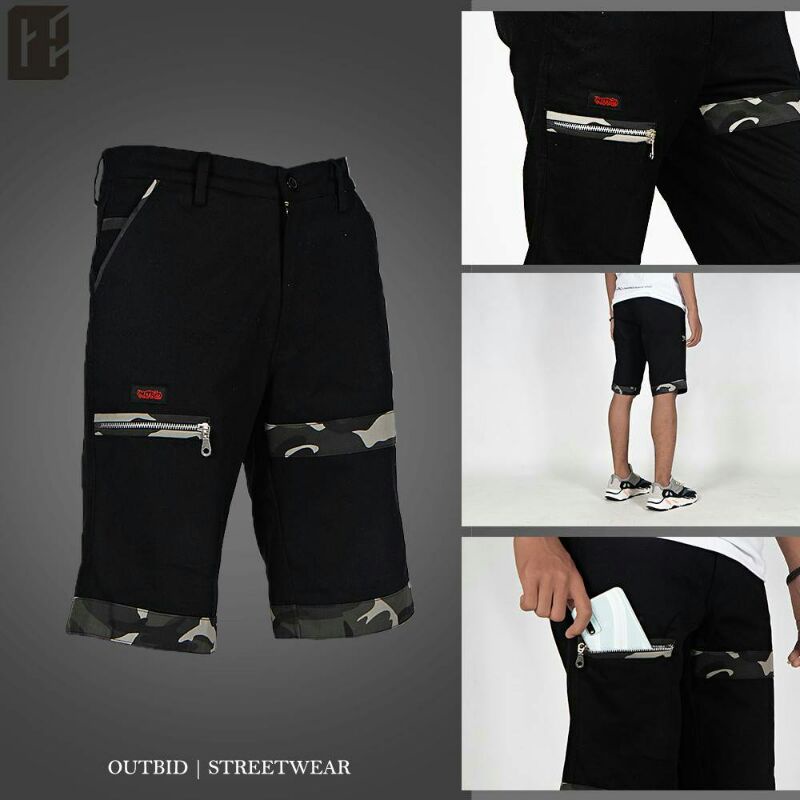 SHORT PANTS STRIP CAMO OUTBID