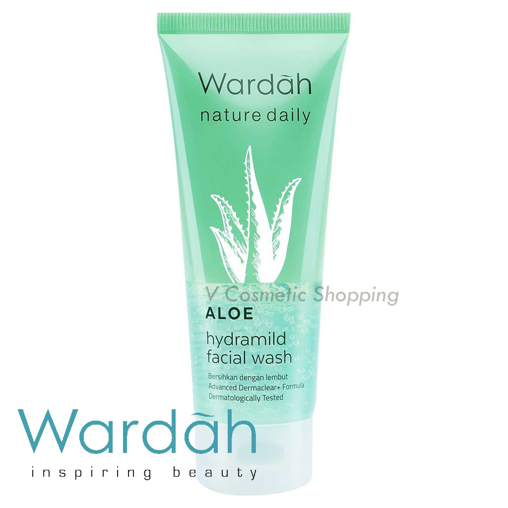 Wardah Aloe Hydramild Facial Wash 60ml | 100ml