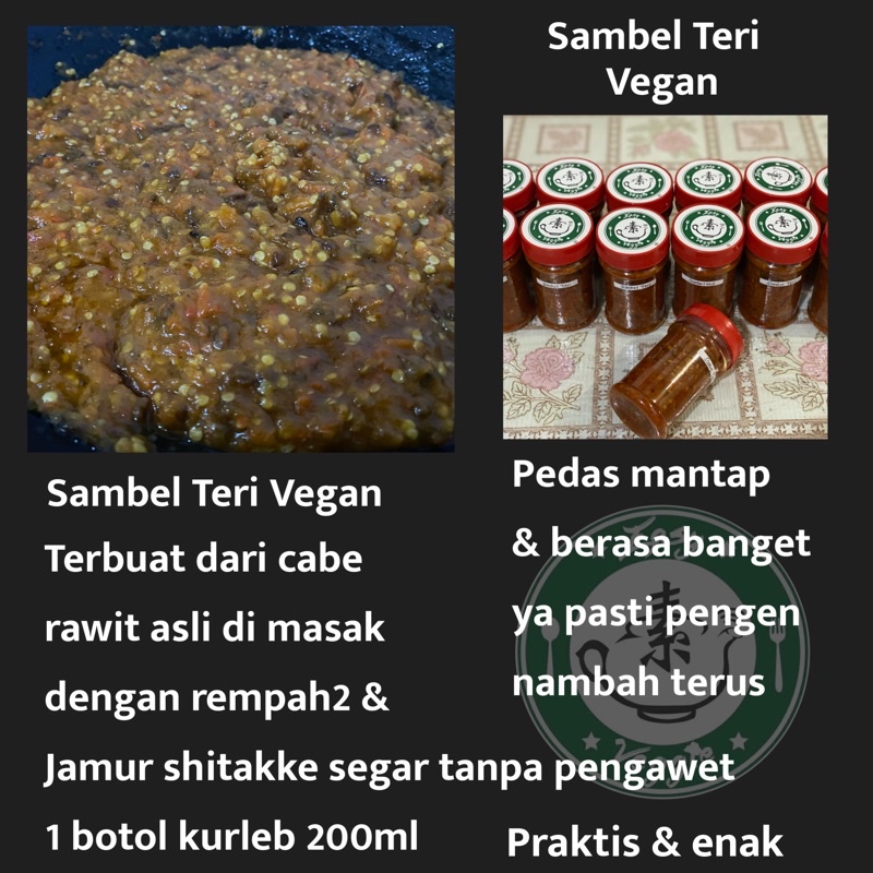 

Sambel teri vegan