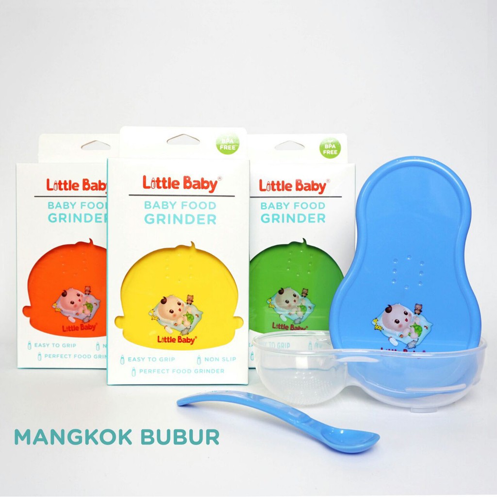 LITTLE BABY FOOD GRINDER Penggerus MAKANAN BAYI MANGKOK BUBUR TEMPAT
