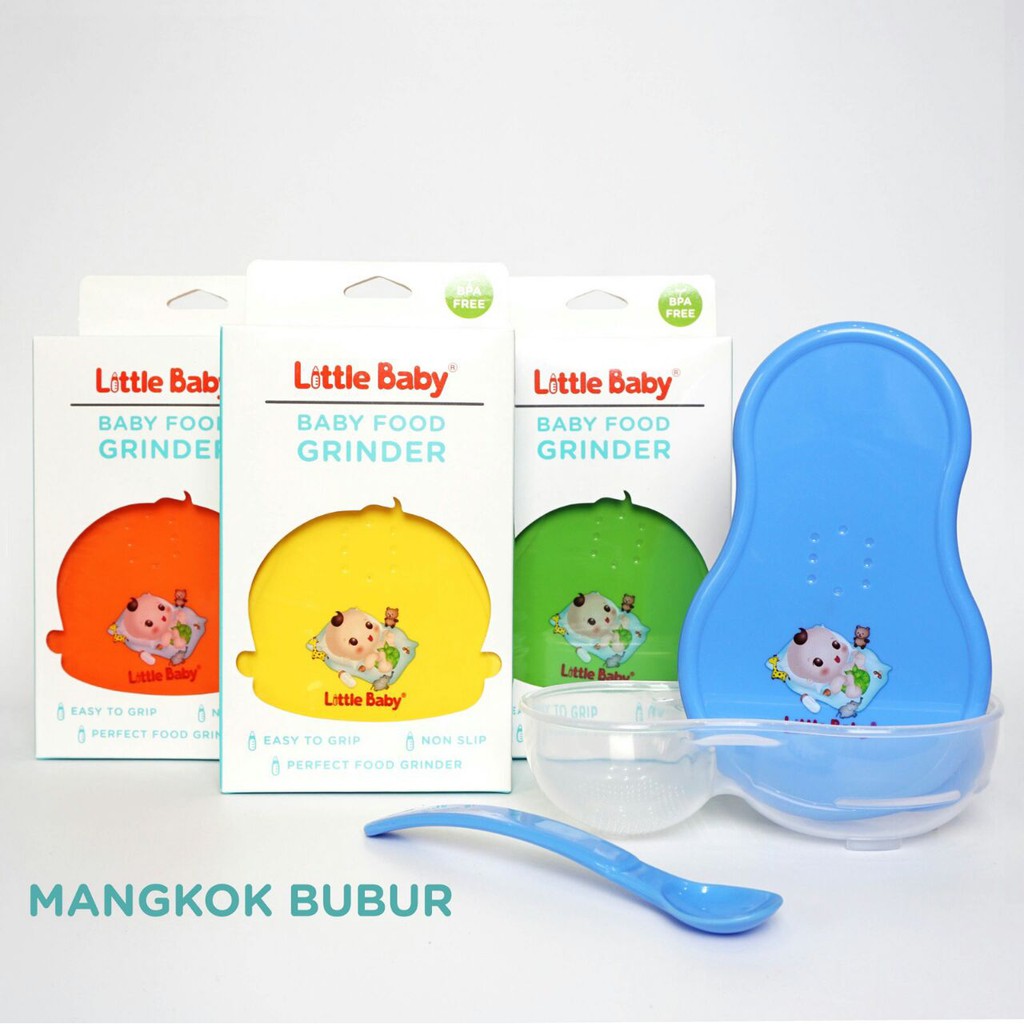  LITTLE  BABY  FOOD GRINDER Penggerus MAKANAN BAYI  MANGKOK  