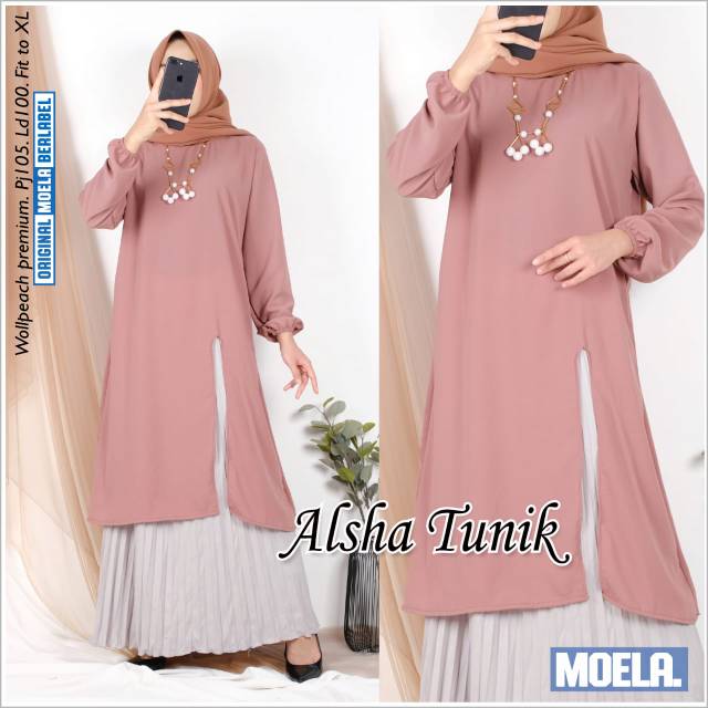 ALSHA TUNIK BY MOELA HIJAB