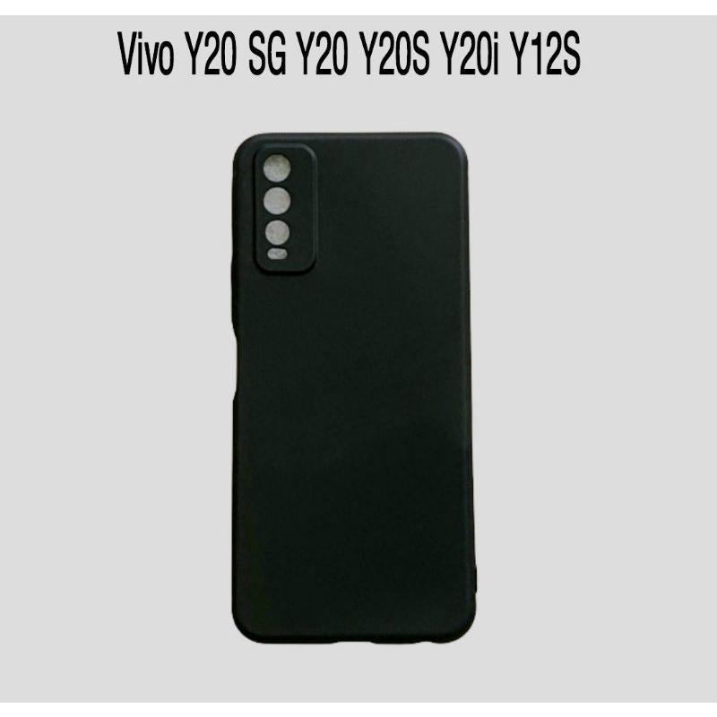 Case ViVO Y15S  V23e Y20 SG Y20 Y20i Y20s Y01  Soft Case Slim Black Premium Casing