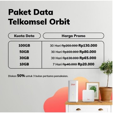 Modem Router HKM Orbit Star Lite HKM0126 Free Kouta 150GB Unlock