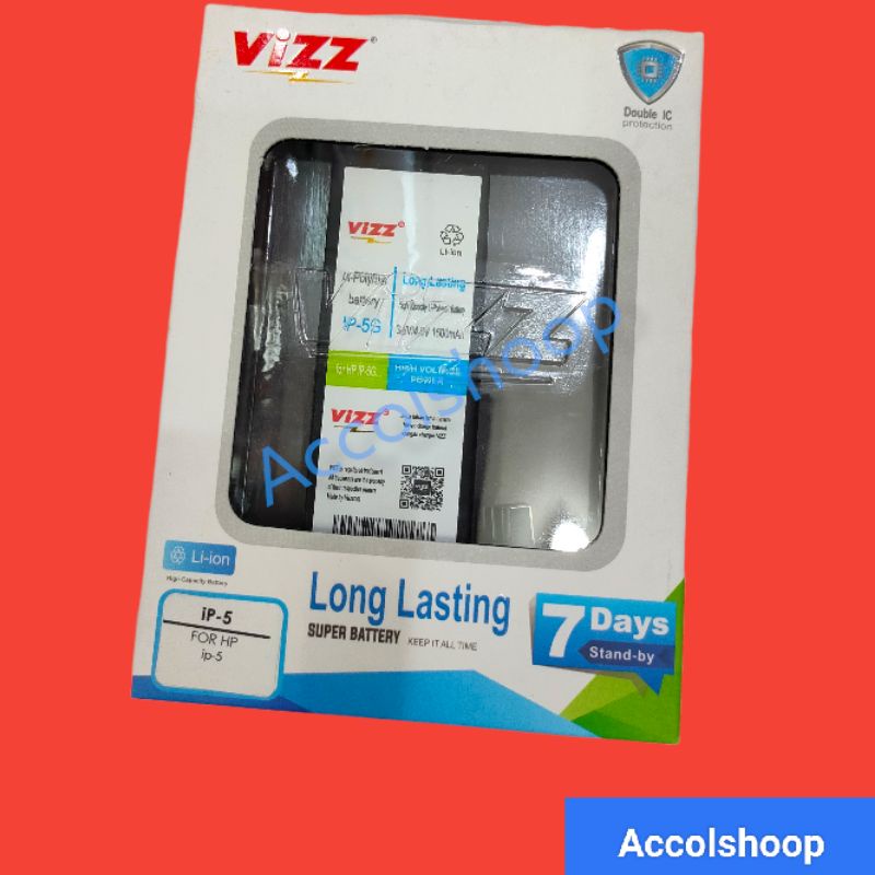 Baterai Batre Vizz Iph 5G ORIGINAL Vizz