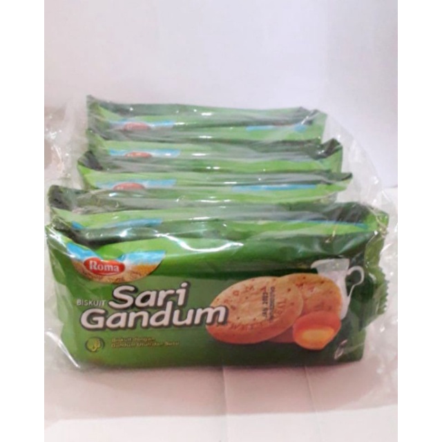 

ROMA SARI GANDUM-BISKUIT ROMA SARI GANDUM RENCENG 39gr (1pak isi 10pcs)