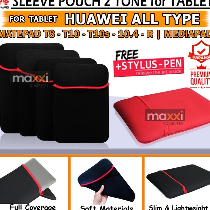 [TERLARIS] SLEEVE POUCH CASE CASING COVER SARUNG TAB TABLET HUAWEI MATEPAD MATE PAD T8 T10 T10S 10.4 R 11 MEDIAPAD M1 M2 M3 T5 M5 DOCOMO DTAB D02K D01J D01H 7 8 10 11 INCH BEST SELLER
