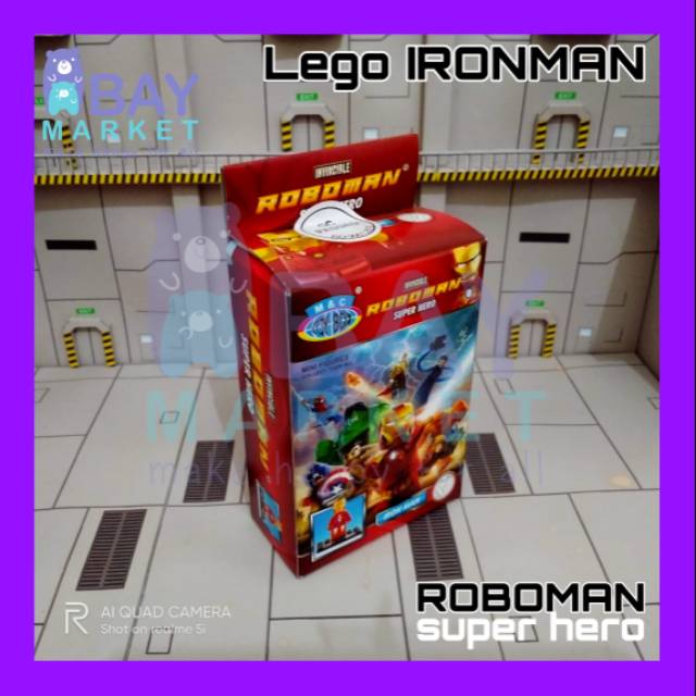 LEGO IRONMAN / LEGO SUPER HERO ROBOMAN / LEGO TERLARIS LEGO TERMURAH BRICKS IRONMAN