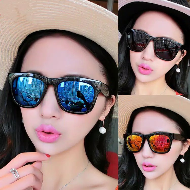 (COD) Kacamata Hitam Kacamata Wanita Kacamata Gaya Import km30 Glasses B13