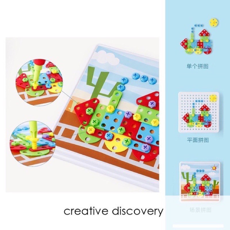 Creative discovery - mainan edukasi anak - belajar sambil bermain