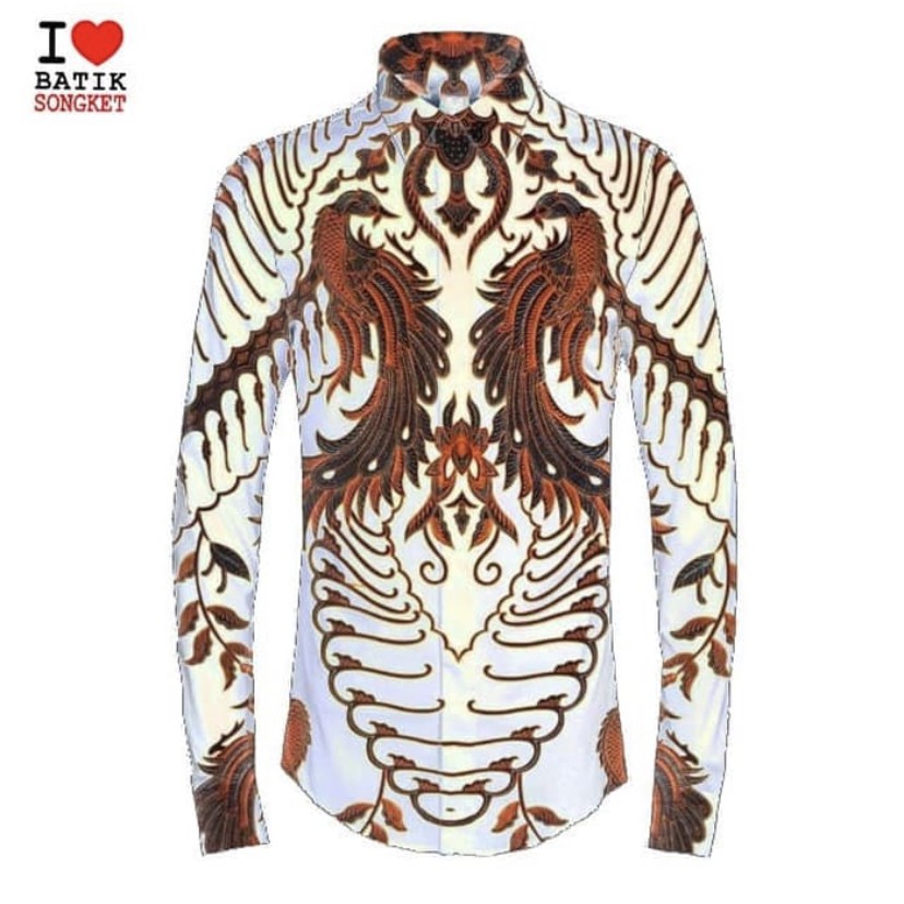 Kain Kemeja Batik Tulis Pria Wanita Lengan Pendek Panjang 74