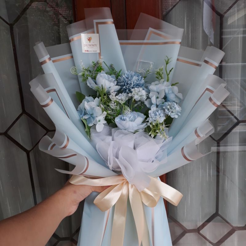 BUKET BUNGA PEONY ARTIFICIAL/BUKET BUNGA MIX ARTIFICIAL/BUKETWISUDA ULANG TAHUN BUKET ANNIVERSARY