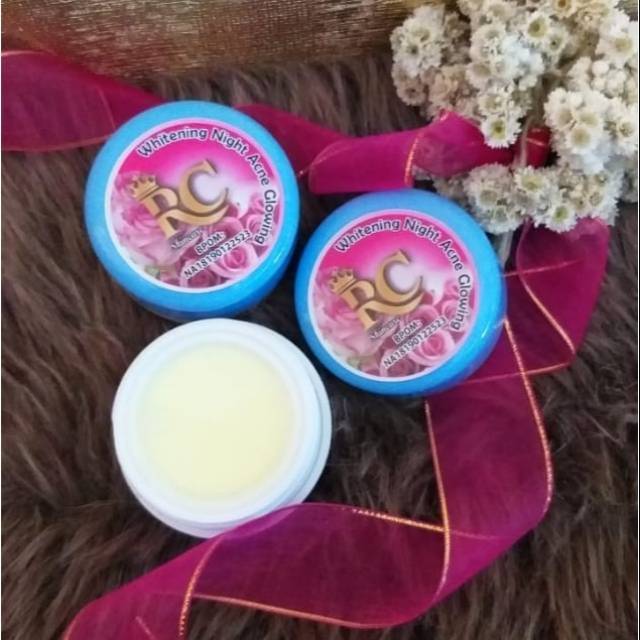 RC SKINCARE WHITENING NIGHT ACNE GLOWING
