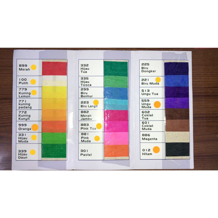 

Kertas Crepe / Kertas Krep / Crepe Paper