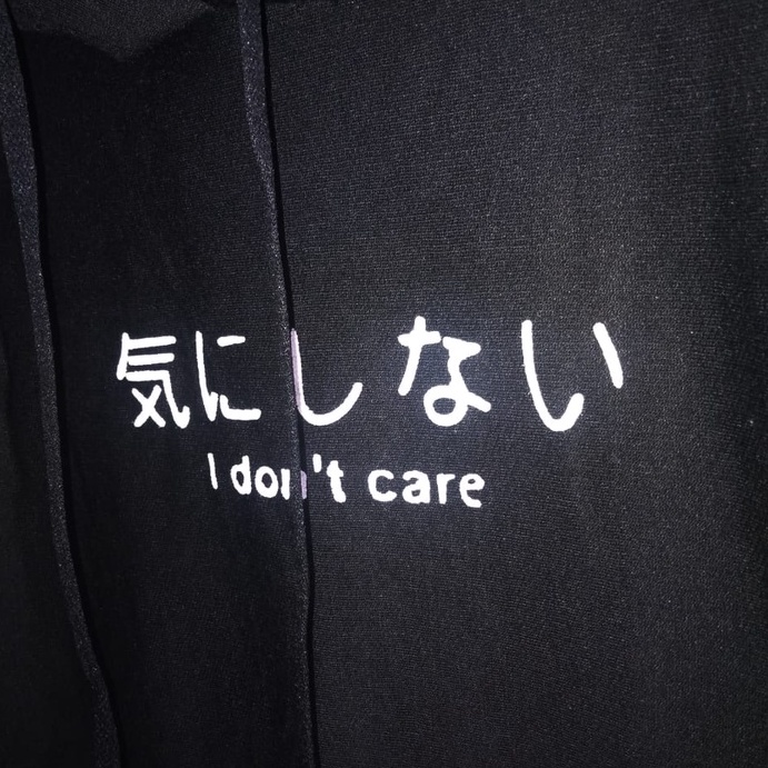 I DONT CARE SWEATER HOODIE UNISEX