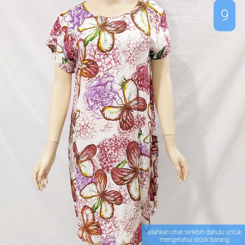 DASTER BALI RAYON MURAH VEGA BAJU TIDUR WANITA RUMAH TANGGA ADEM