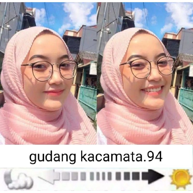 kacamata photocromik wanita 1326