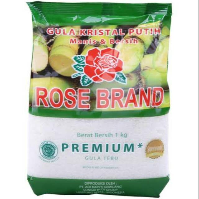 1kg Gula Pasir Rose Brand/Gula Pasir Putih