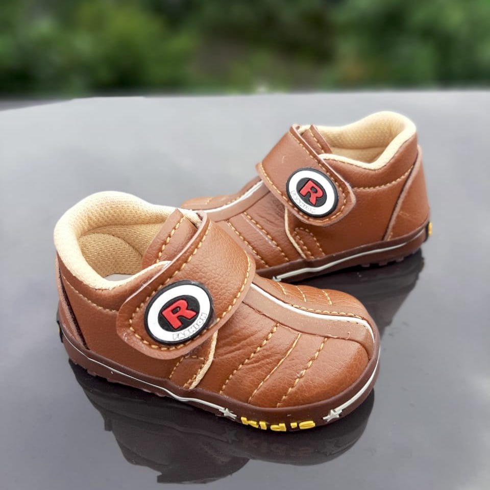 VINANDOZ SNL07 Sepatu Sneaker Anak Laki laki Kulit Imitasi Sol Karet Umur 1 2 3 tahun