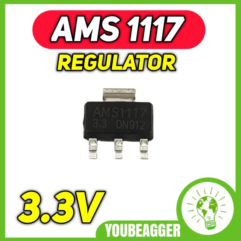 AMS1117 3.3v IC REGULATOR smd