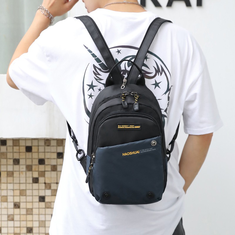 Tas Selempang Ransel Casual Multifungsi Pack Nilon Waterproof  Impor Type BY5