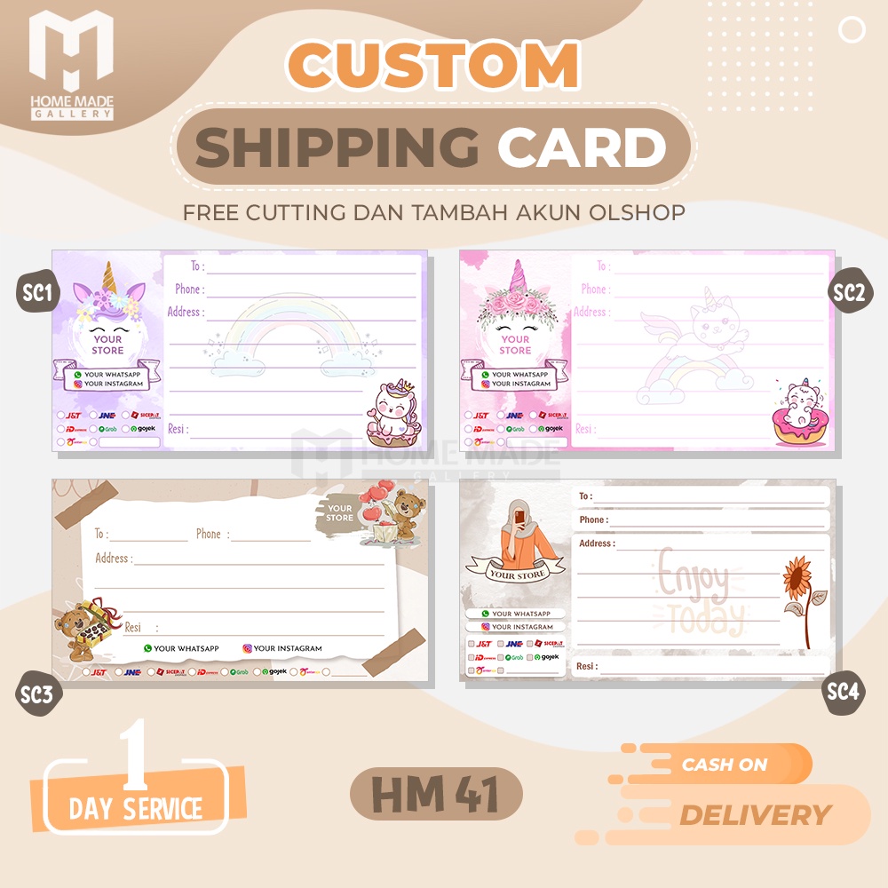 

STIKER LABEL PENGIRIMAN OLSHOP CUSTOM MURAH HM-41