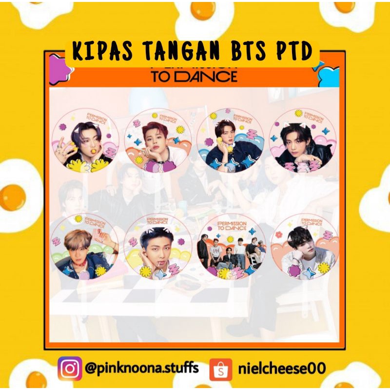 KIPAS TANGAN BTS PTD PERMISSION TO DANCE KPOP HANDFAN