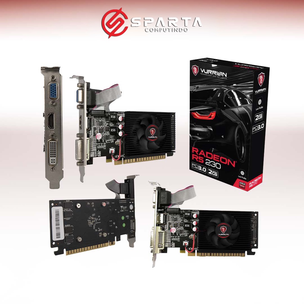 VGA Card AMD Radeon R5 230 2GB GDDR3 64 Bit Vurrion New Garansi Resmi