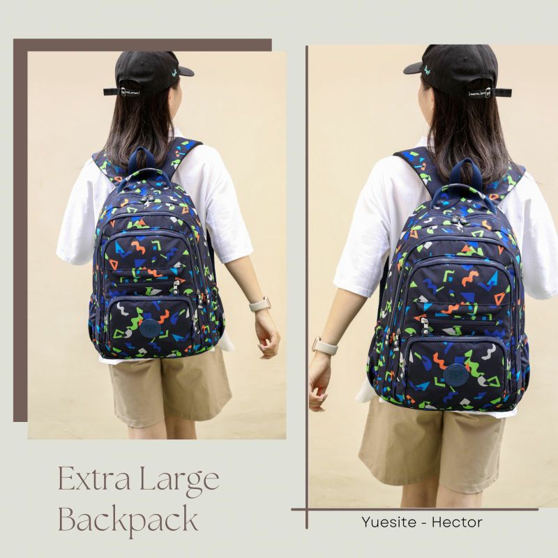 TAS RANSEL BESAR JUMBO YUESITE HECTOR LARGE BACKPACK CYUTEBAGS