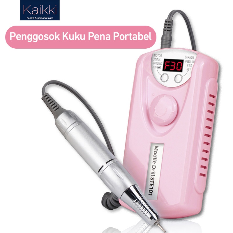 Kaikki Alat Kikir Kuku Elektrik  Portable Rechargeable Nail Drill Polisher Grinding Untuk Manicure / Nail Art