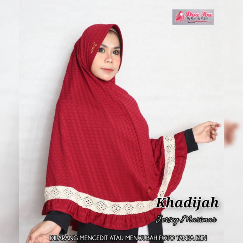 hijab khadijah ori DOA IBU