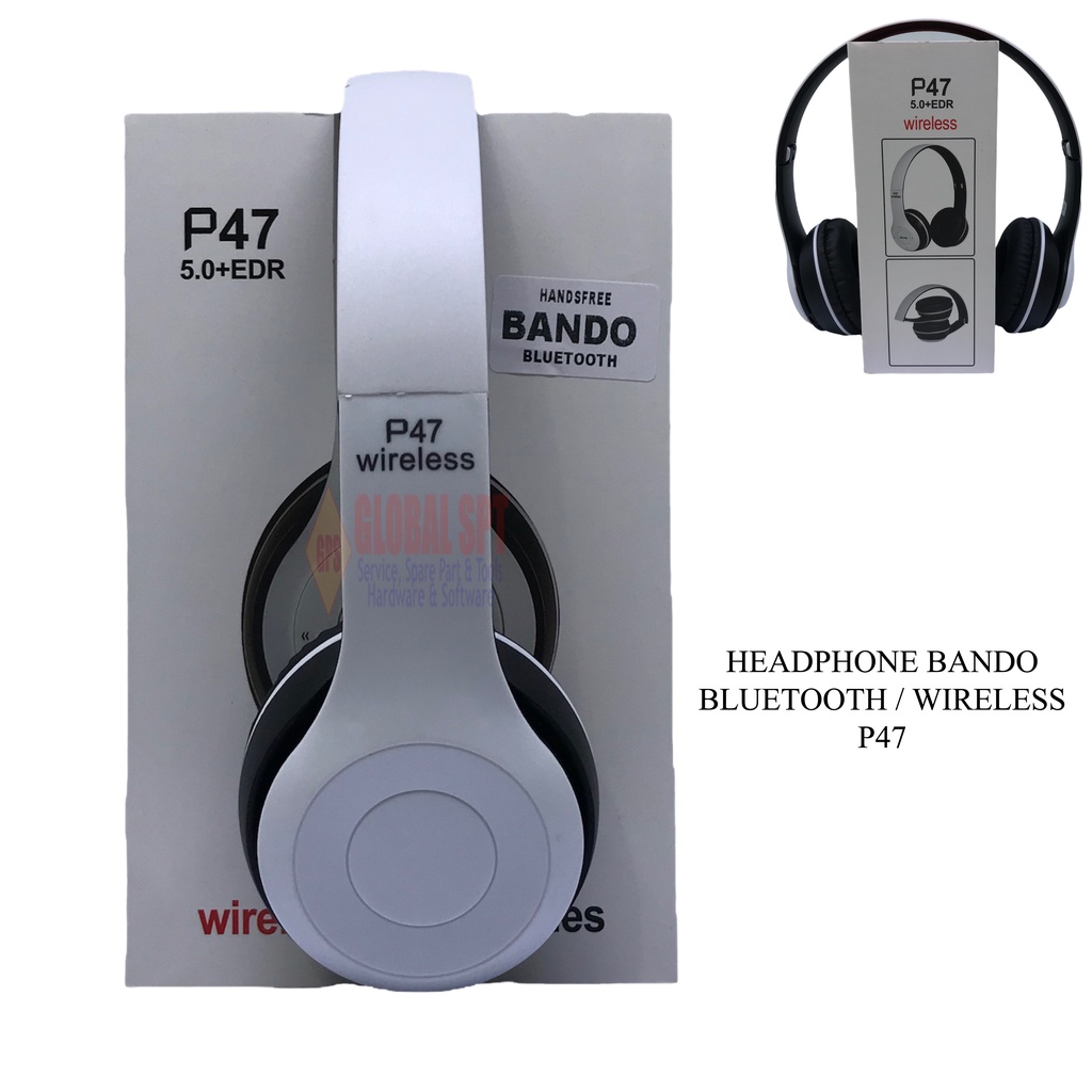 HEADSET BLUETOOTH BANDO / HEADPHONE / HANDSFREE WIRELESS