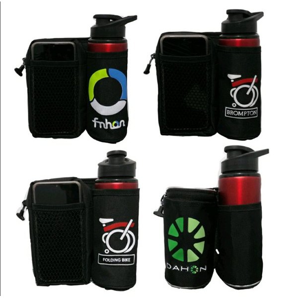 Tas Handlebar Sepeda Lipat . Bag Stang Folding Bike Front Depan Motif Dahon Fnhon Brompton