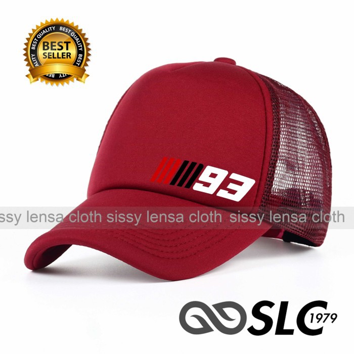 Model Copet Topi Kulit Pria Cowok Dewasa Keren Import Original Di BU443  Jaring Trucker Marquez 93