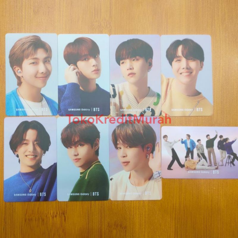 BTS Original Photocard Samsung Friends X Foto Photo