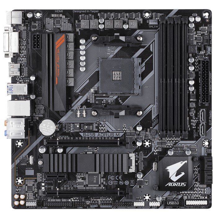 Motherboard Gigabyte B450 Aorus M