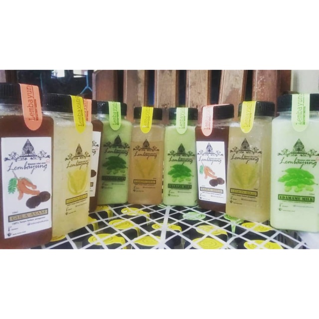 

Lemon Serai, Edamame Milk, Gula asem